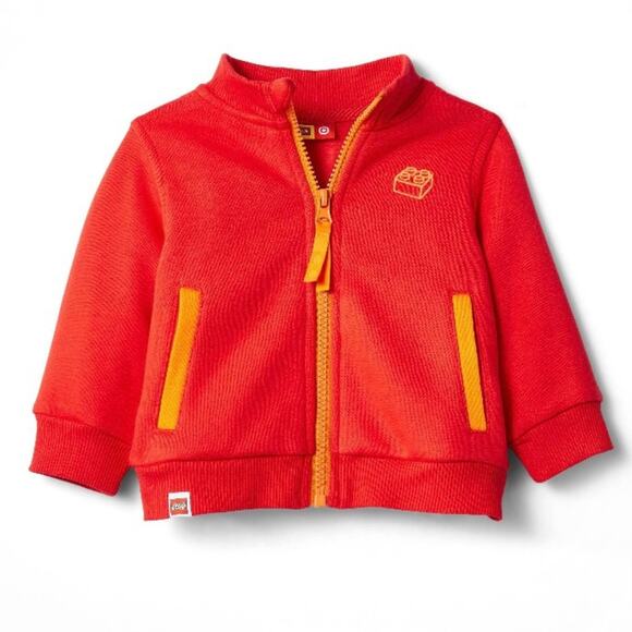 Lego | Contrasting Brick Embroidered Track Jacket NWT 6-9 Months - Picture 1 of 7